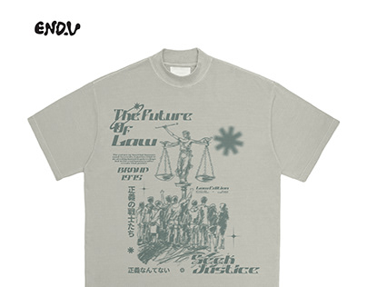 T-Shirt Design Seek Justice (The Future of Law)