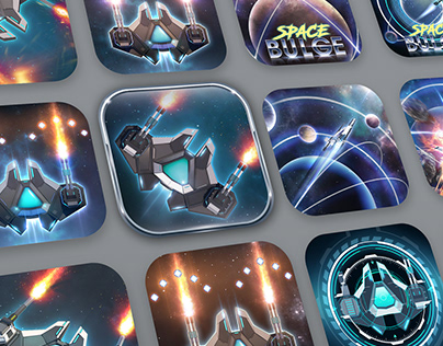 Game app icon - Space Bulge