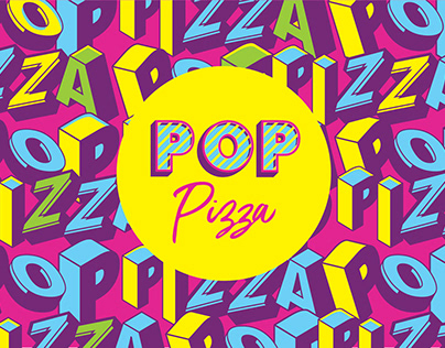 Pop Pizza branding