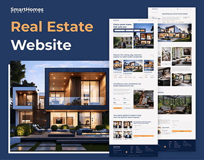 Smart Homes - Real Estate Website | Web Design