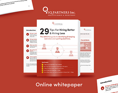 IQ Partners, whitepaper and banner ads