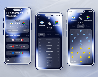 Fifa Women's World Cup Mobile App Concept