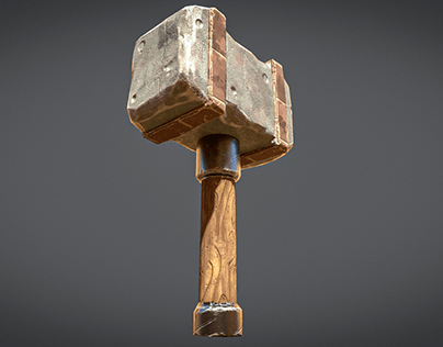 "QuantumQuill Forged: 3D Hammer Artistry"