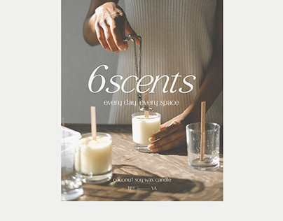 6 Scents | Candle Branding