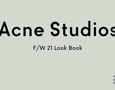 Acne Studios Lookbook