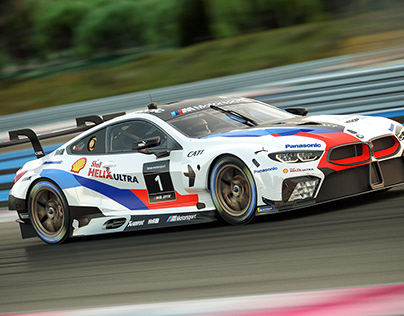 BMW M8 GTE (track renders)