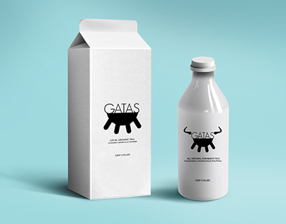 Gatas | Local Organic Milk Branding