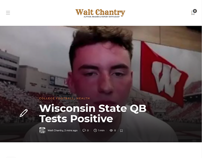 Wisconsin State QB Tests Positive