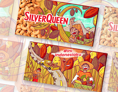 Silverqueen Packaging Illustration