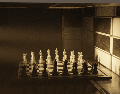 The Volumetric Chess | 3D Blender