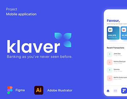 Klaver | Banking App UI/UX Design