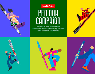 Nataraj Pen OOH Campaign