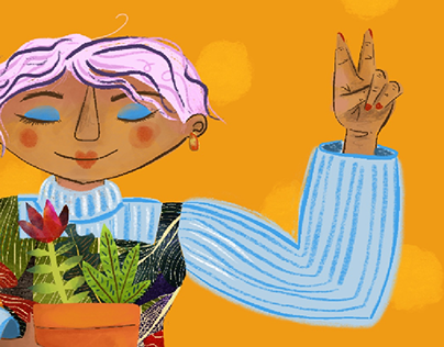 Bright & Cheerful Plant Lady.