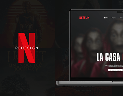 Netflix UX/UI - La Casa de Papel WEB site concept