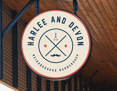 Harlee & Devon Brand Logo Presentation