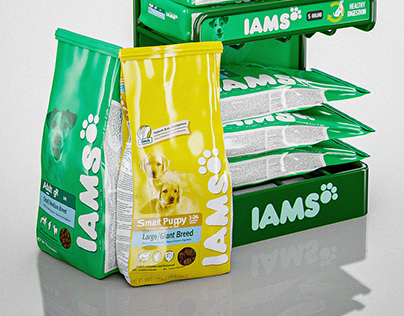IAMS Food Bags - Retail Rack / Display
