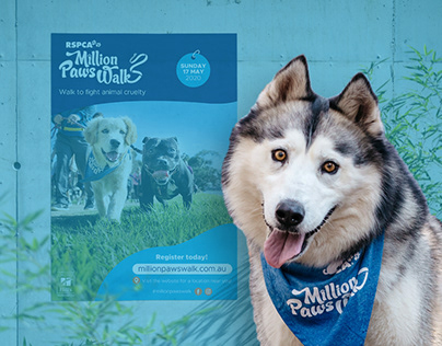 Million Paws Walk print collateral