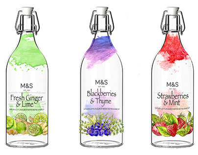Marks and Spencer, Top Tier Fruity Water Bottles