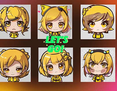 Twitch Emotes Wearing Yellow Colour