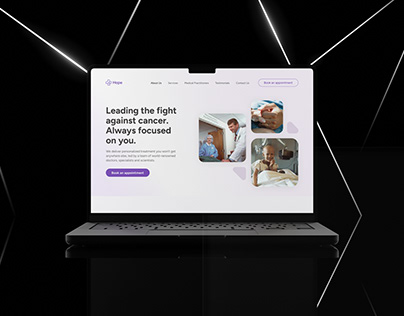 Hope Cancer Hospital Website | UI Design