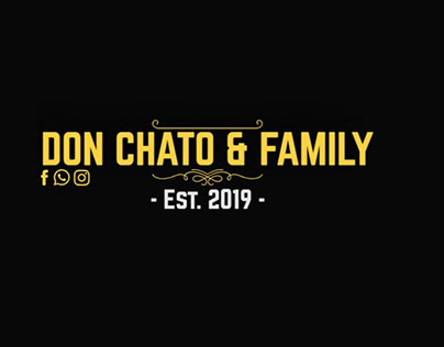 Logotipo de mi negocio don Chato & Family