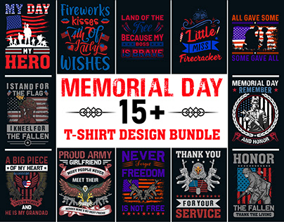 Best Memorial Day T-Shirt Design Bundle