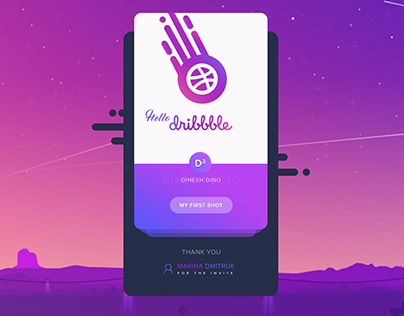 Dribbble First Shot !! :)