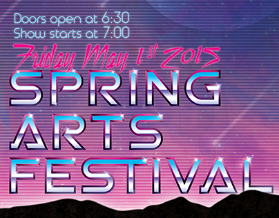 Spring Arts Festival Poster