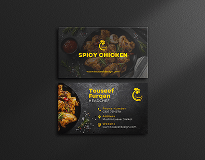 Project thumbnail - Resturant business card design