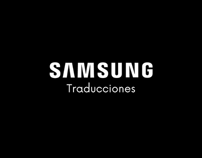 Traducción Texto Animado - Samsung