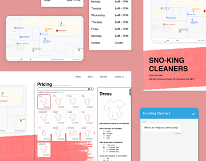 Daily UI #3 Landing page for Cleaners