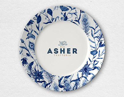 Blu Asher Trattoria - Logo Design
