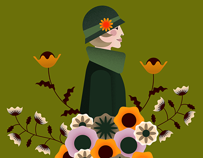 MRS DALLOWAY | Book cover illustration