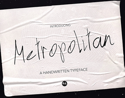Metropolitan Handwritten Typeface