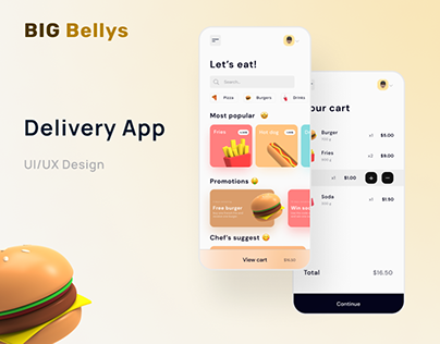 Big Bellys | UI/UX Design