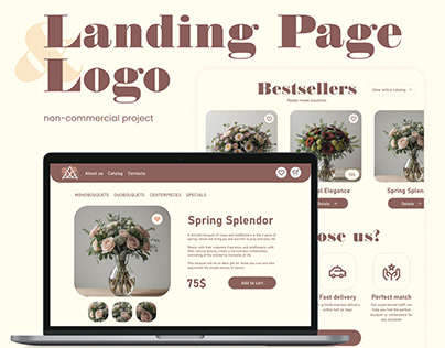 Website landing page & Logo