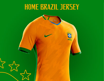 1, 2, 3 Jersey Brazil New Logo