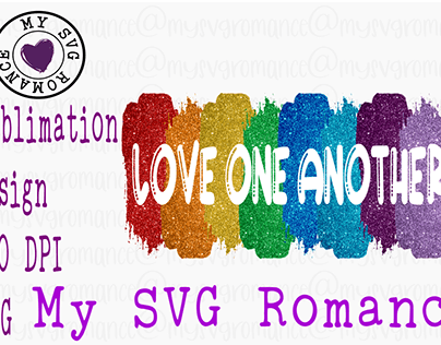 Love One Another 300 DPI PNG