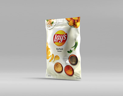Lays Chips packaging Borhani Flavour
