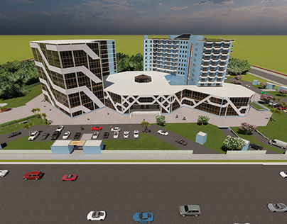 business center project (mall , office bulding , hotel)