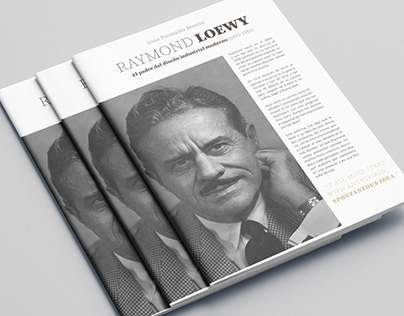 Maquetación biografía Raymond Loewy
