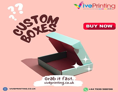 Viveprinting UK's Custom Packaging Boxes