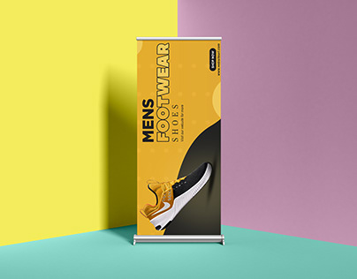 Advertising Shoes Company Rollup Banner