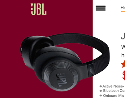 JBL E65 HEADPHONE BANNER