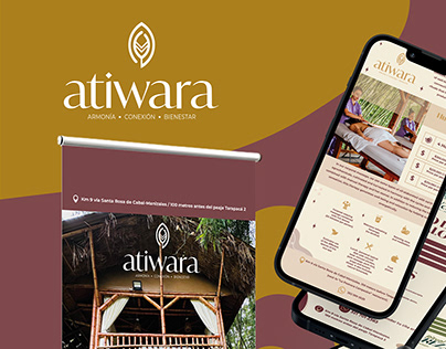 Atiwara Spa - Diseño piezas para redes e impresión