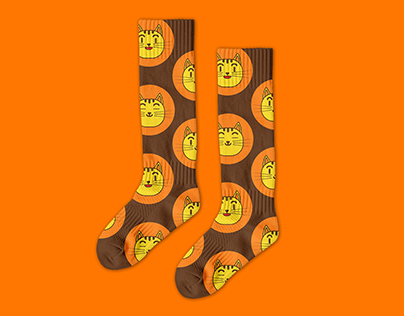 Pizza Kitty Socks