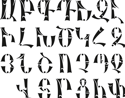 clipstap Latin/Cyrillic/ Armenian Alphabet / letters on Behance