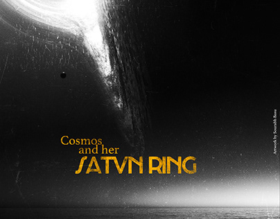 Retro Theme Poster - Cosmos and her Saturn Ring