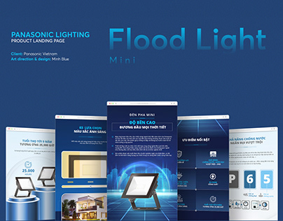 Panasonic Mini Floodlight | Product Landing Page