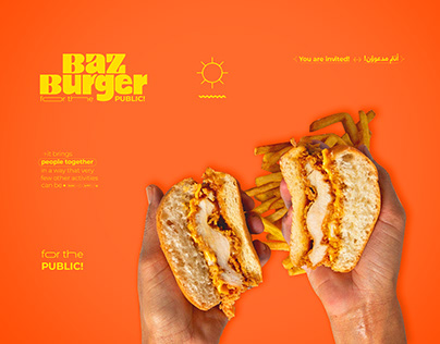 Marketing Campaign, BAZ Burger, Design